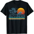 thumbnail image 1 of Gildan Retro Gulf Of Us America 2025 American Flag Gulf Mexico Hot Trending T-Shirt Unisex S To 5Xl, 1 of 3