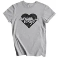 thumbnail image 1 of Gildan Retro Tokyo Japan Skyline Heart Distressed T-Shirt Gift for Men Women Unisex Tee, 1 of 3
