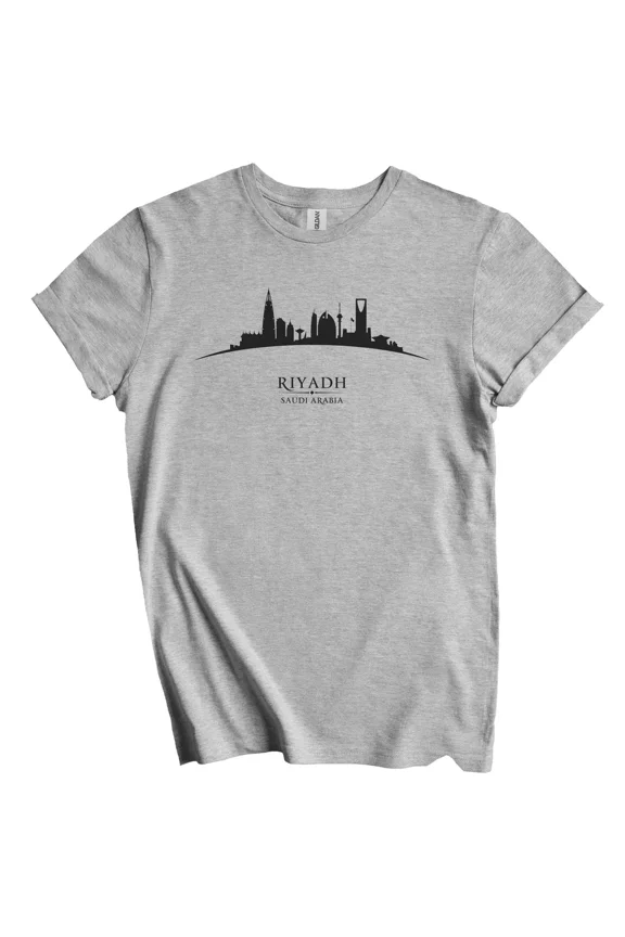 Riyadh Saudi Arabia Cityscape Downtown Skyline T-Shirt Gift for Men Women Unisex Tee