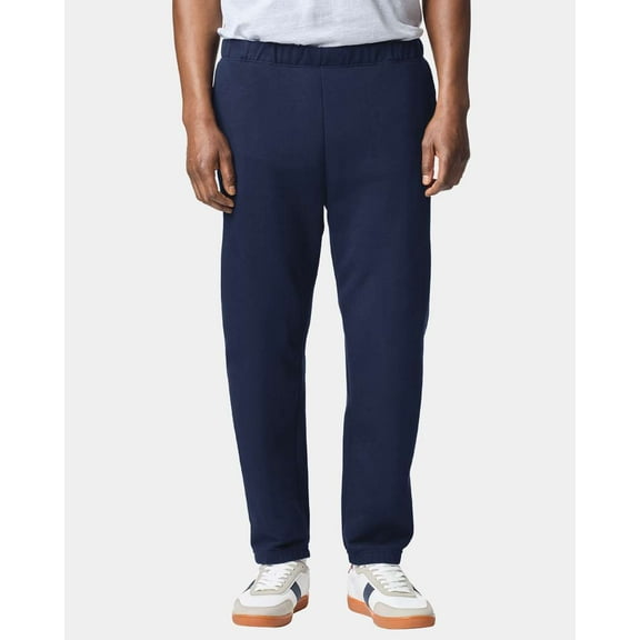Gildan SF100 Softstyle Midweight Pocket Sweatpants-Navy-M