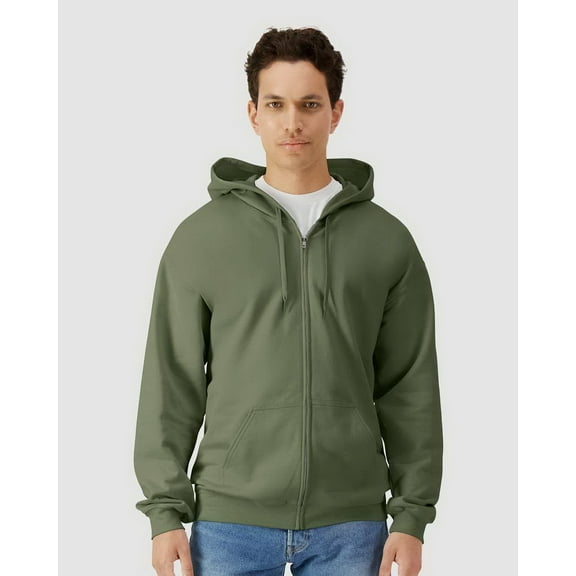 Unisex Softstyle Fleece Full Zip Hooded Sweatshirt