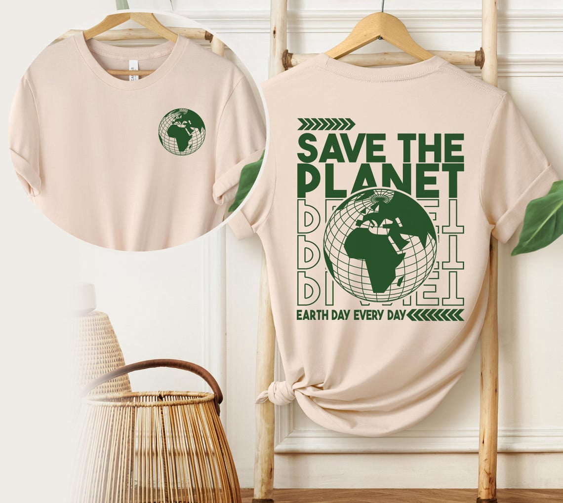 Save The Planet Oversized Tee