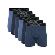 Gildan Mens Cotton Stretch Boxer Briefs, 6-Pack, Sizes S-2XL