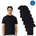thumbnail image 1 of Gildan Short Sleeve T-Shirt, 6 Pack - Black, Sizes S-3XL, Men's Crew Neck 100 cotton Tee, 1 of 5