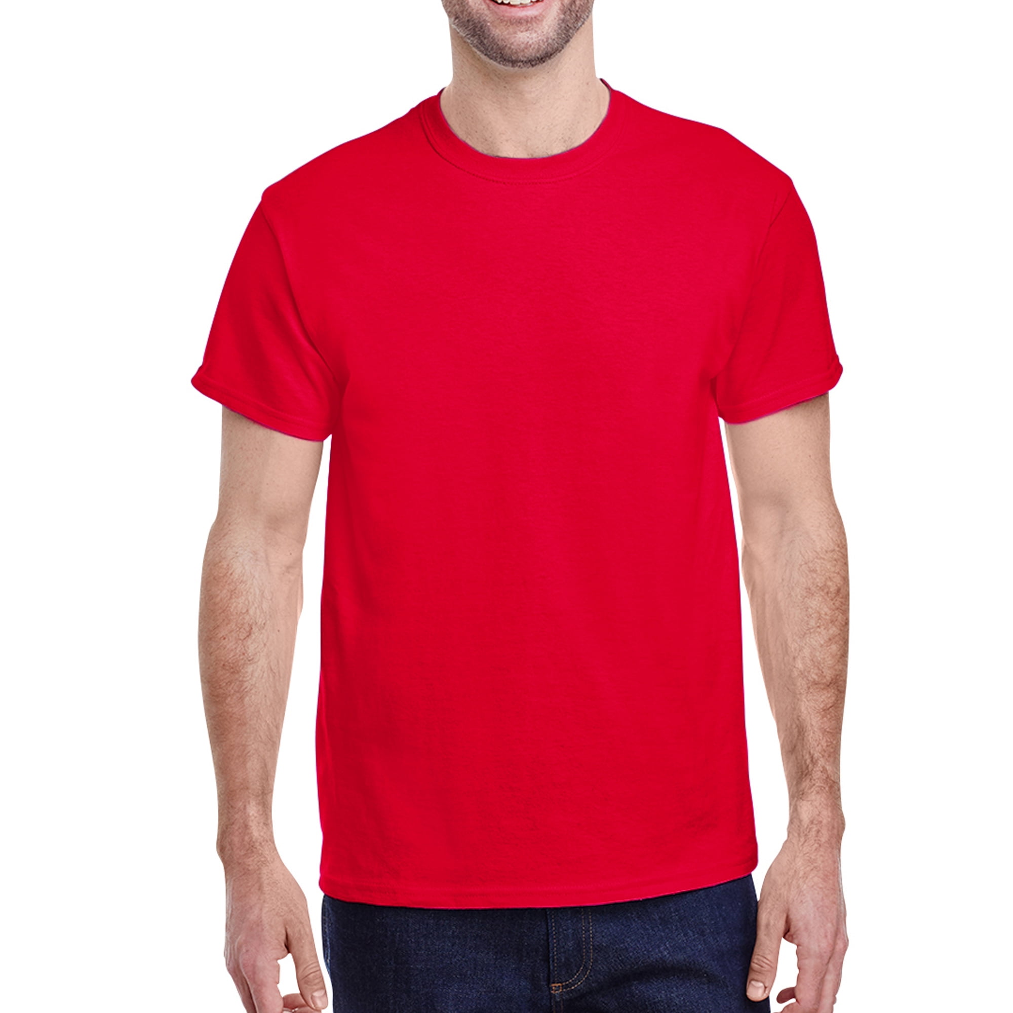Clique Men's Classic T-Shirt - Red, Size XL, Ringspun Cotton, Modern Fit - View #10