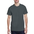 thumbnail image 1 of Gildan Short Sleeve T-Shirt -GR50, Men's Crew Neck Tee 50 Cotton/50 Poly T-Shirt, (M Dark Heather), 1 of 5