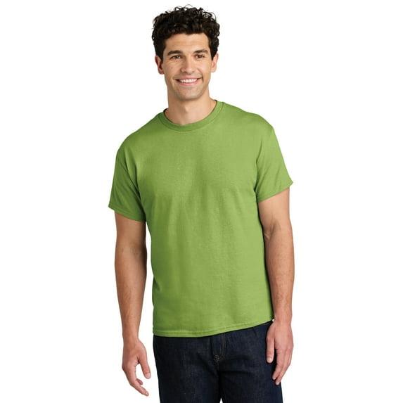 Gildan Short Sleeve T-Shirt for Men, Heavy Cotton Crewneck Classic Shirt, Kiwi Tee, 3XL