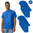 thumbnail image 1 of Gildan Short Sleeves T-Shirt for Men, Royel Pure Heavy Cotton Casual Tee, 12 Pack, S, 1 of 5