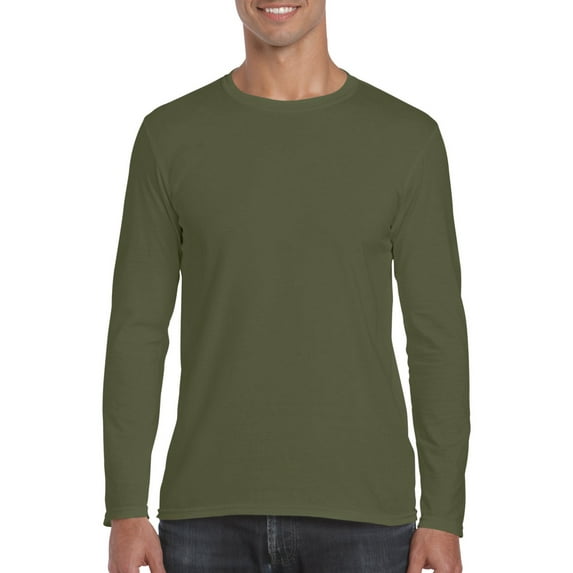 Gildan Soft Style L/S T MiltGr