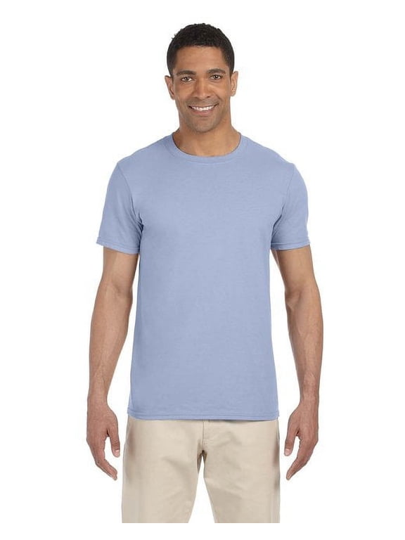 Adult Softstyle 4.5 oz T-Shirt, Light Blue - L