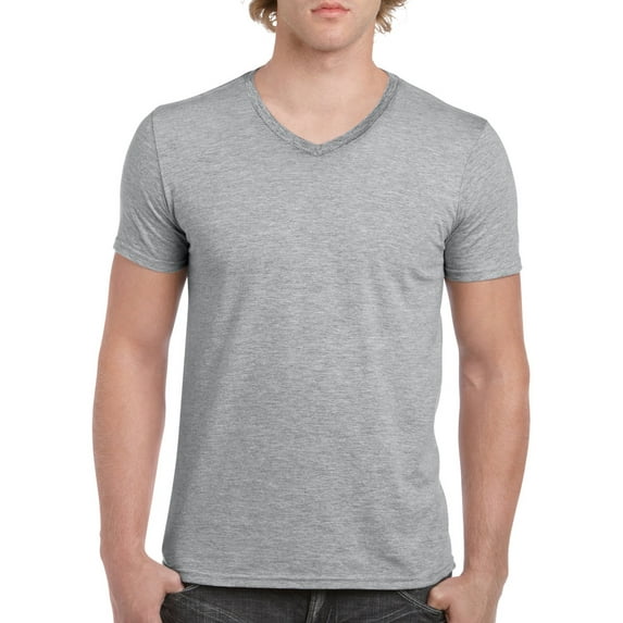 Gildan Soft Style V-Neck SpGry