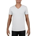 thumbnail image 1 of Gildan Soft Style V-Neck White, 1 of 2