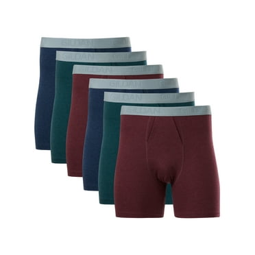 Gildan SoftStyle Men's Boxer Brief Underpants, 6-Pack, Sizes S-2XL