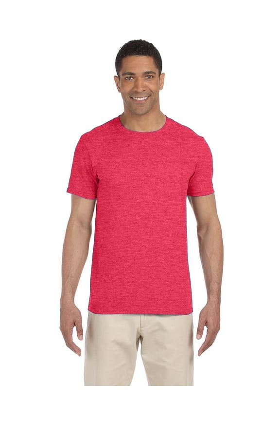 Softstyle Adult Tee , G640 , Heather Red , XXX-Large