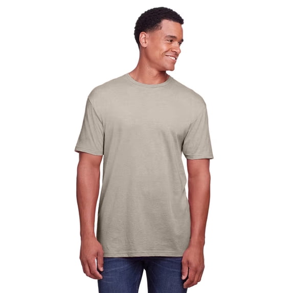 Gildan Softstyle CVC T-Shirt for Adult, Men's Crewneck Tee, 60/40 Cotton/polyester, Slate Shirt, 2XL