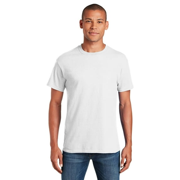 Gildan Softstyle Crewneck CVC T-Shirts, 60/40 Cotton/Polyester Adult Short Sleeve Tee, 3XL White