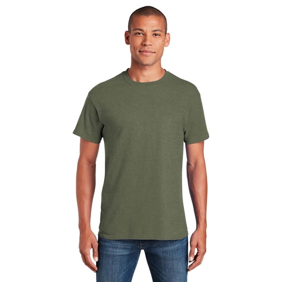 Gildan Softstyle Crewneck CVC T-Shirts, 60/40 Cotton/Polyester Adult Short Sleeve Tee, L Cactus