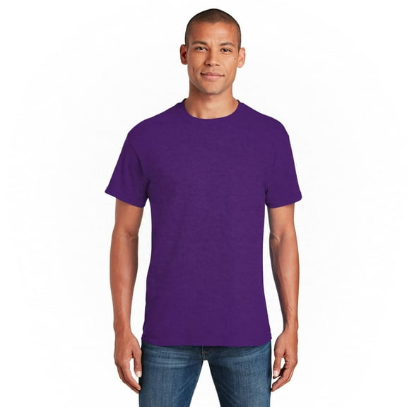 Gildan Softstyle Crewneck CVC T-Shirts, 60/40 Cotton/Polyester Adult Short Sleeve Tee, S Amethyst