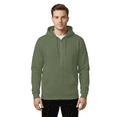 thumbnail image 1 of Gildan Softstyle Full-Zip Hooded Sweatshirt, Men's Fleece Pullover Military Green Hoodie, S, 1 of 5