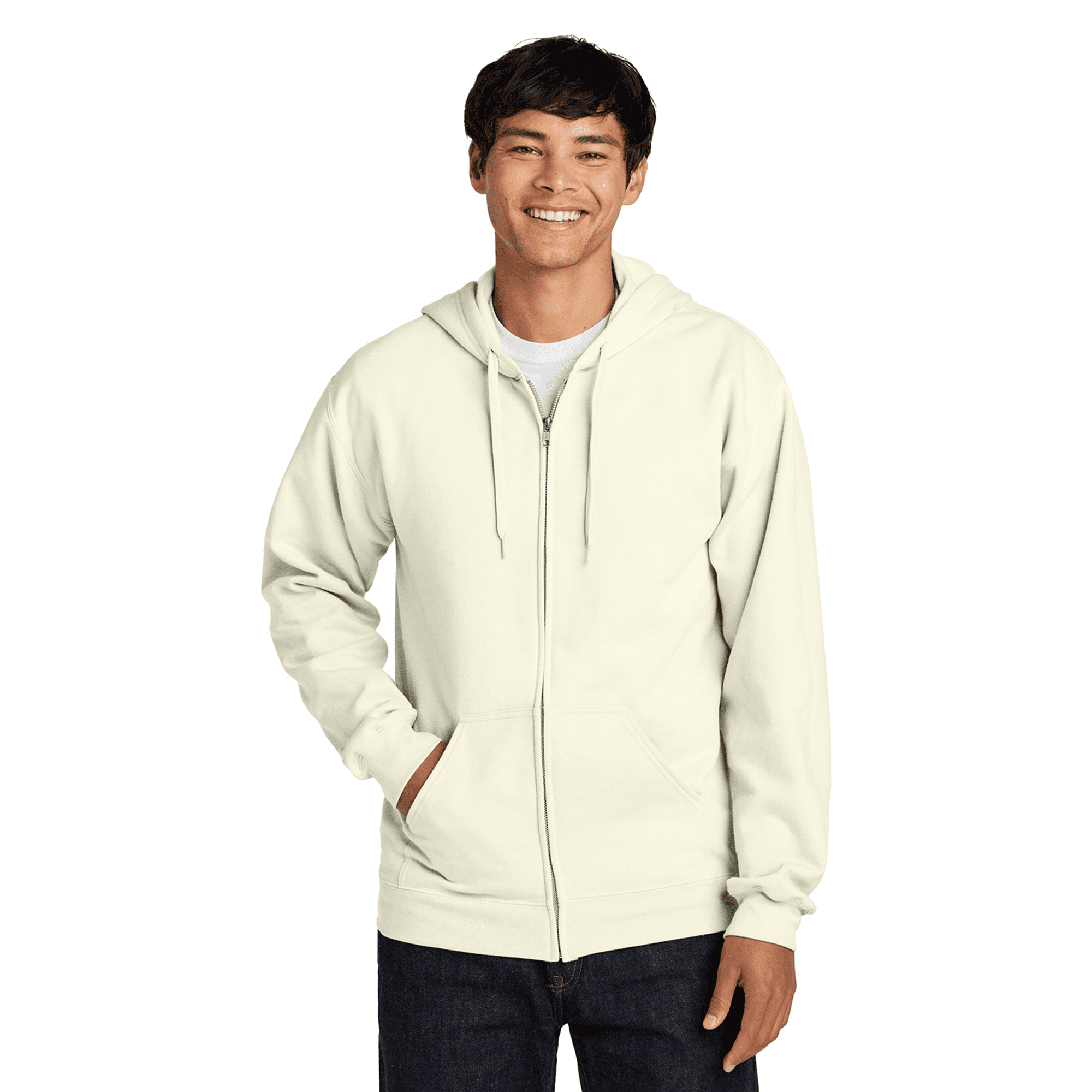 Gildan Softstyle Full-Zip Hoodie, Ring-Spun Cotton Midweight