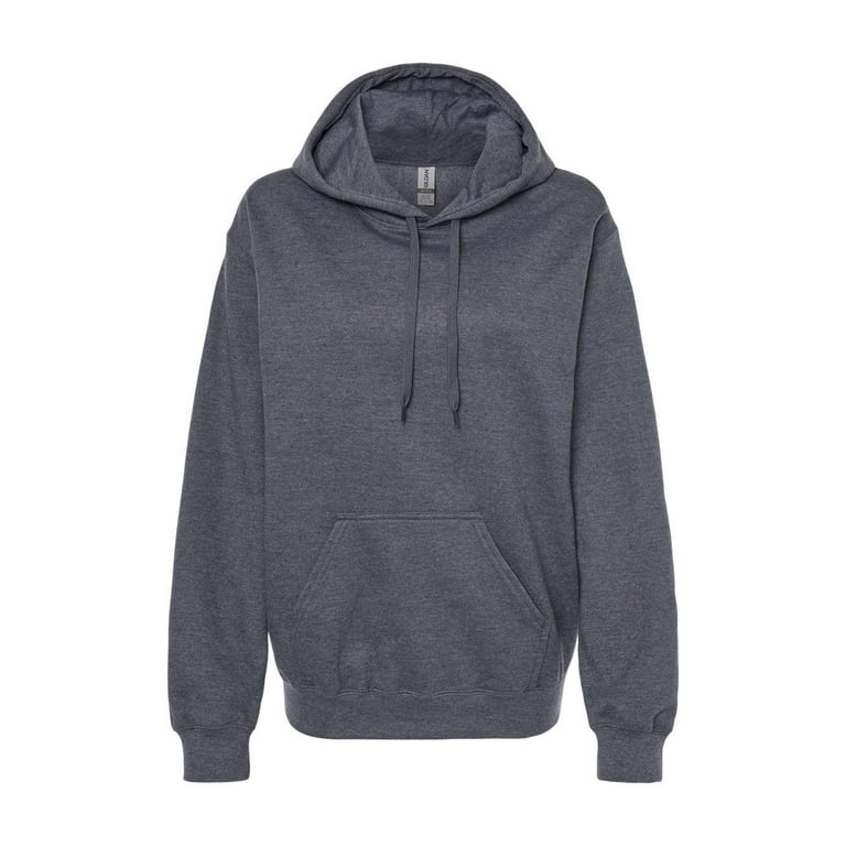Gildan Softstyle Hooded Sweatshirt SF500 Dark Heather Size S Walmart