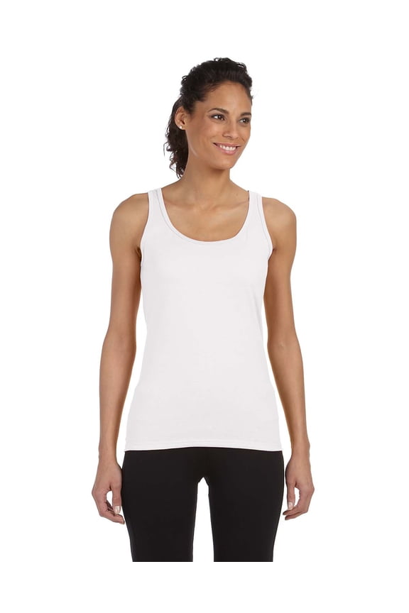 Softstyle Ladies' Tank Top , G642L , White , Large