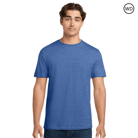 Gildan Softstyle Lightweight Cotton T-Shirt for Adult, Heather Blue, S