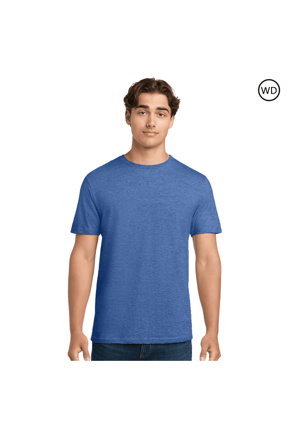 Softstyle Lightweight Cotton T-Shirt for Adult, Heather Blue, XL