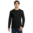 thumbnail image 1 of Gildan Softstyle Men's Long Sleeve T-Shirt, Crewneck, Lightweight Modern Fit Classic Tee, Black, S, 1 of 5