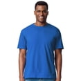 thumbnail image 1 of Gildan Softstyle Men's Midweight T-Shirt, Short Sleeve Classic Fit Cotton Tee, Royal, 3XL, 1 of 5