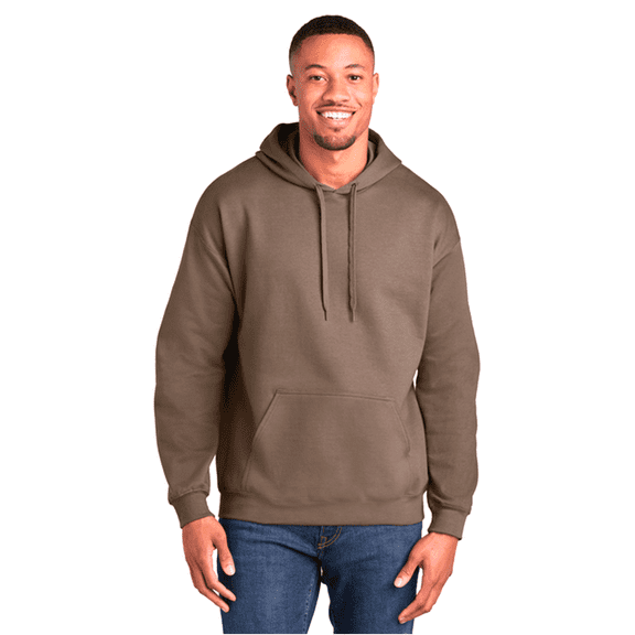 Gildan Softstyle Midweight Hoodie, Men's Ring-Spun Cotton Fleece Hooded Sweatshirt, Brown Savana, 2XL