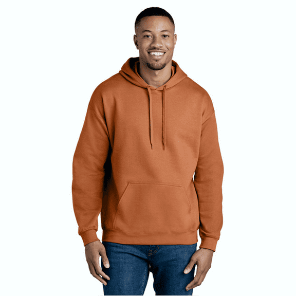 Gildan Softstyle Midweight Hoodie, Men's Ring-Spun Cotton Fleece Hooded Sweatshirt, Texas Orange, 2XL