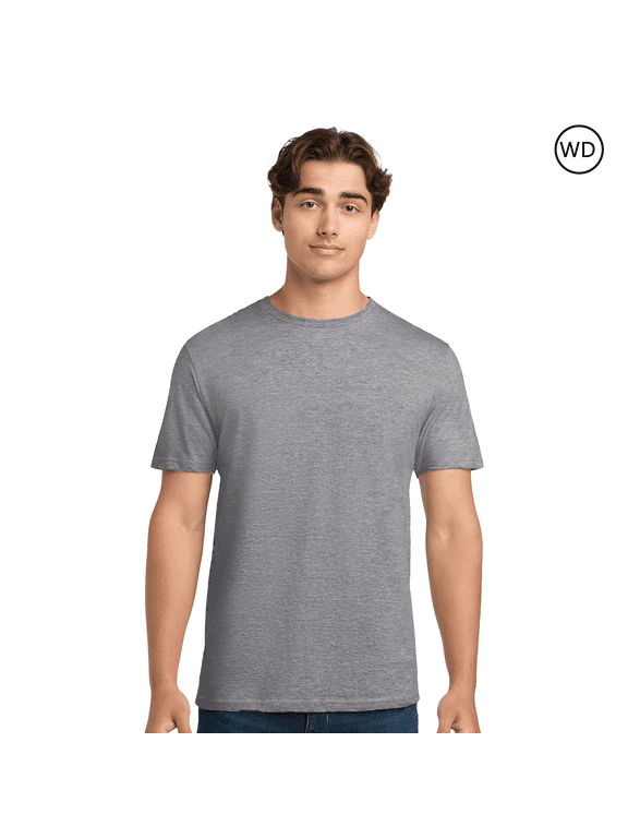 Softstyle Midweight Short Sleeve T-Shirt for Men, Graphite Heather, L