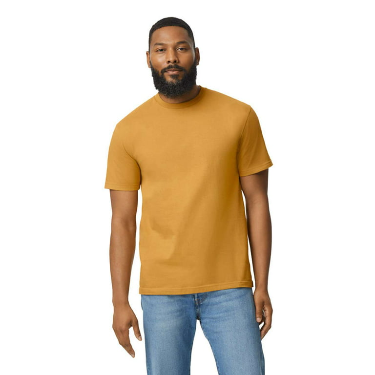 Gildan - Softstyle Midweight T-Shirt - 65000 - Mustard - Size: 2XL 