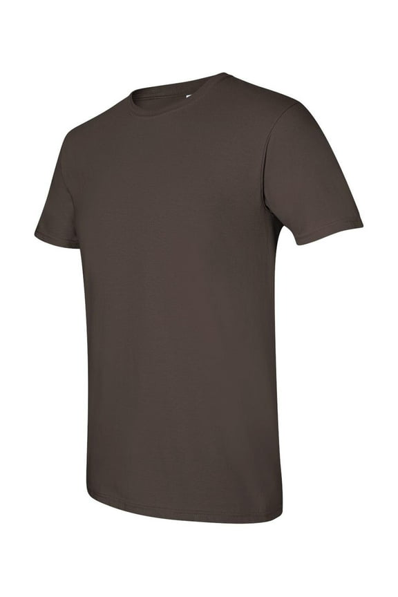 - Softstyle T-Shirt - 64000 - Dark Chocolate - Size: L