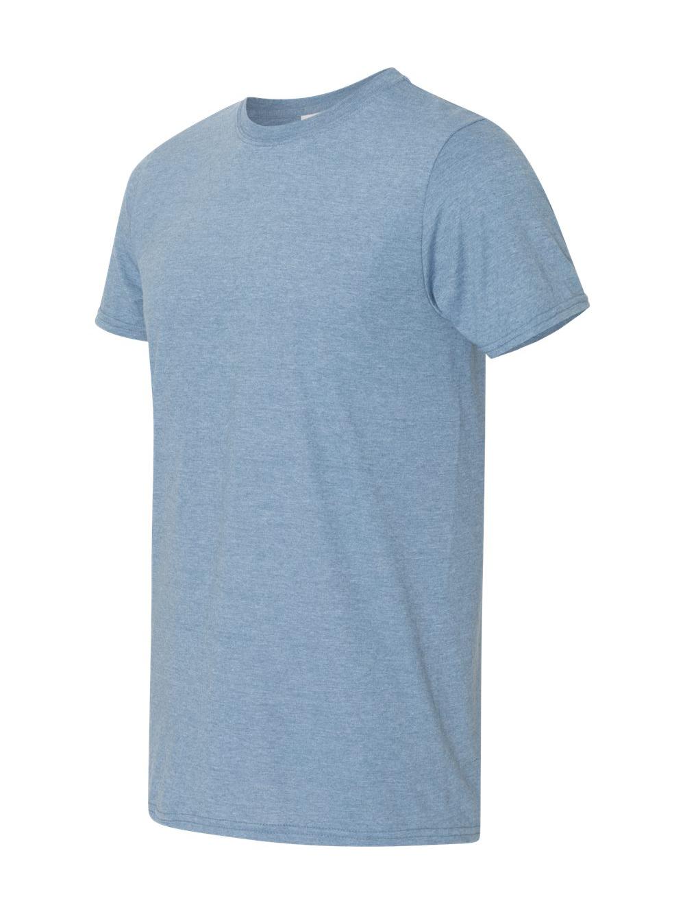 Gildan T-shirt Uomo In Cotone Ultra, Taglia M, Colore Cardinale/Indaco, Tessuto Pesante 170g/m², Prelavato