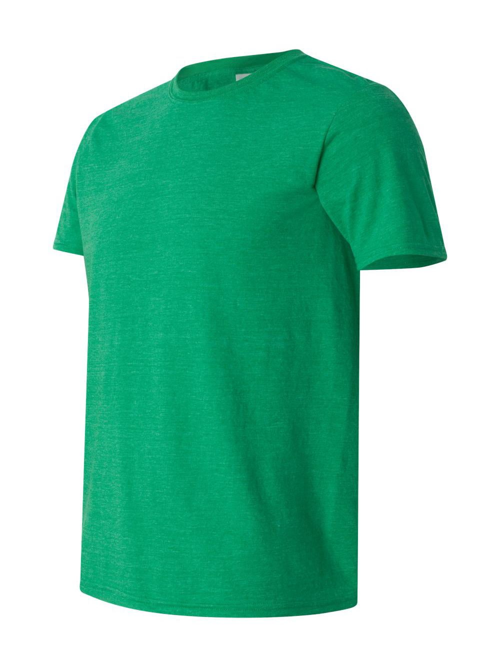 Gildan - Softstyle T-Shirt - 64000 - Heather Irish Green - Size: L