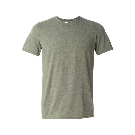 Gildan - Softstyle T-Shirt - 64000 - Heather Military Green - Size: L