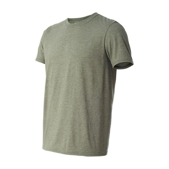 Gildan - Softstyle T-Shirt - 64000 - Heather Military Green - Size: XL