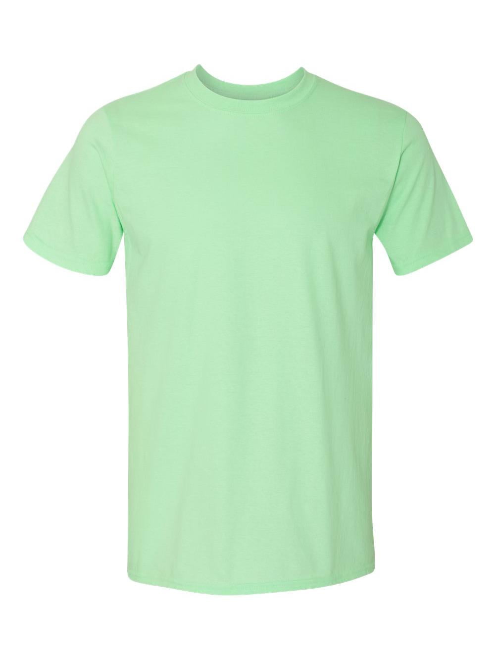 Gildan Softstyle T-Shirt, Mint Green, Size L, 100% Ring-Spun