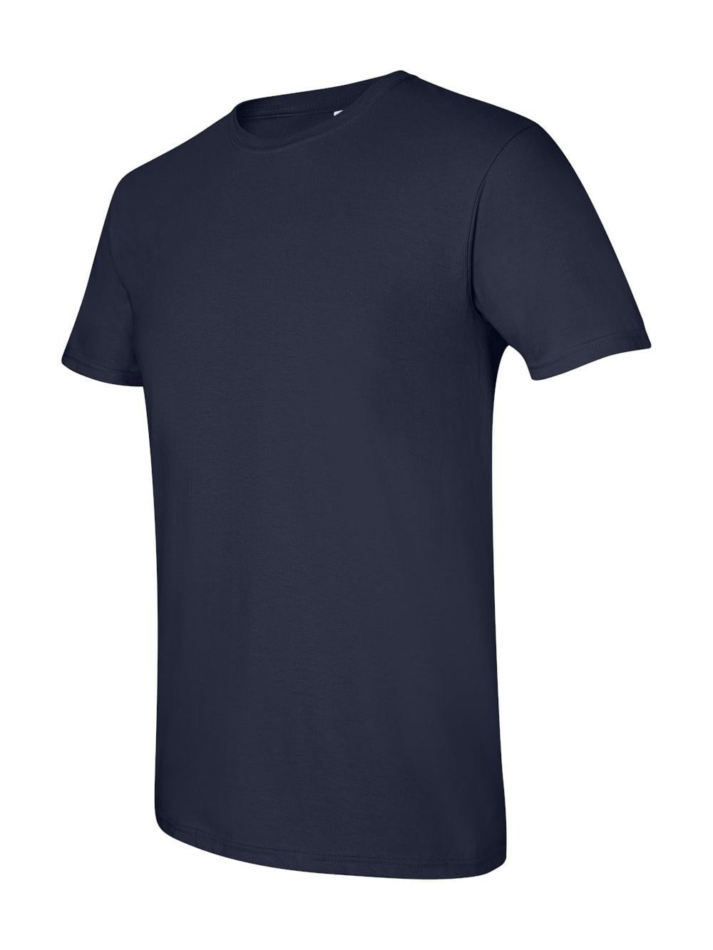 Gildan Softstyle Cotton T-Shirt, Navy, Size: 2XL, Model: 64000