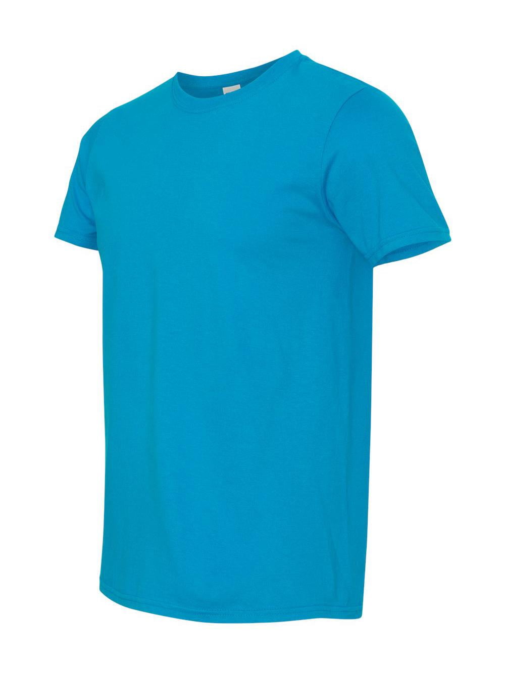 DEINET ★ SOFT SLIM T-SHIRTS Gildan - Softstyle T-Shirt - 64000 - Sapphire - Size: M
