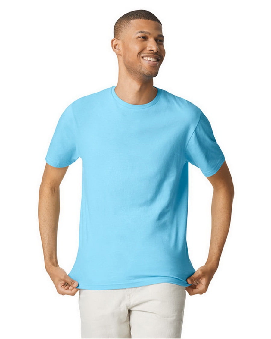 Gildan - Softstyle T-Shirt - 64000 - Sky - Size: L - Walmart.com