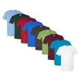 thumbnail image 1 of Gildan - Softstyle T-Shirt For Men, 4.5 oz. 100% Ring-Spun Cotton Bulk Tee, Assorted Short Sleeve Crewneck Plain Tees, Multi Pack Solid T-shirts (Dark+Bright Color 9 Pack, 2XL), 1 of 7