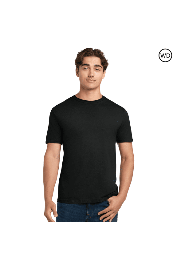 Softstyle T-Shirt, Men's Crewneck Tee for Arts and Craft, 100 Ring-Spun Cotton, Black, 2XL