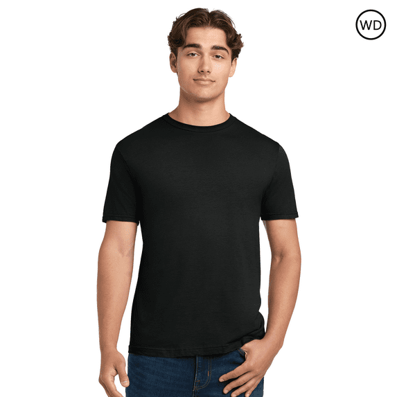 Gildan Softstyle T-Shirt, Men's Crewneck Tee for Arts and Craft, 100 Ring-Spun Cotton, Black, L