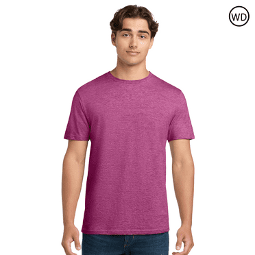 Gildan Softstyle T-Shirt, Men's Crewneck Tee for Arts and Craft, 100 Ring-Spun Cotton, Heather Berry, XL
