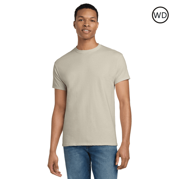 Gildan Softstyle T-Shirt, Men's Crewneck Tee for Arts and Craft, 100 Ring-Spun Cotton, Sand, 2XL