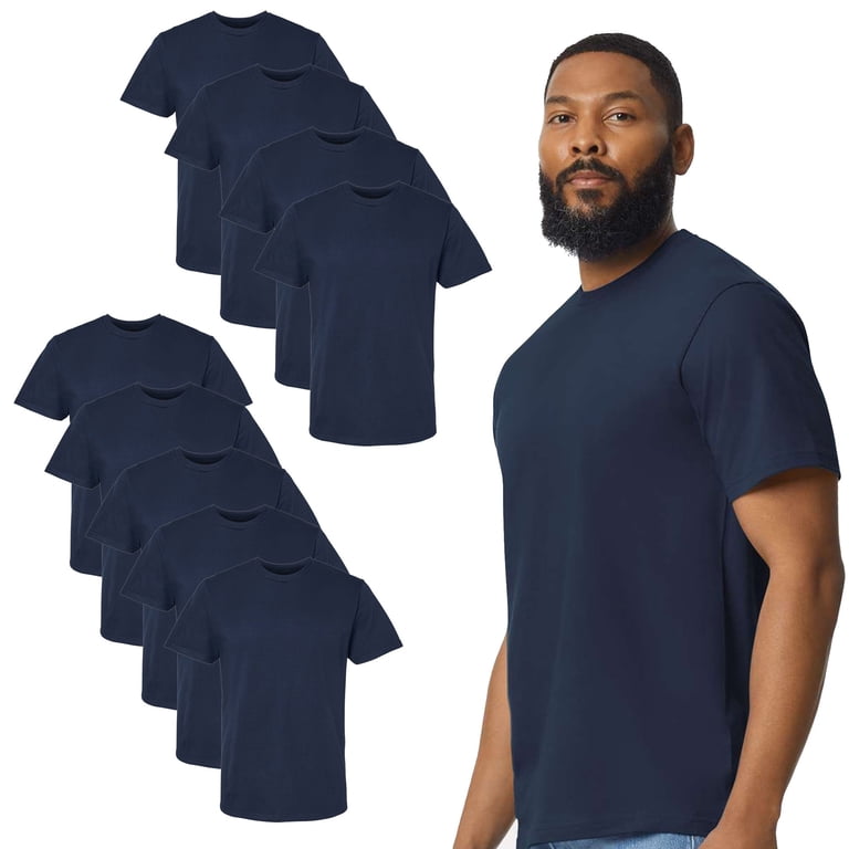 Gildan Softstyle T-Shirt for Men, Cotton Tee for Casual Wear, Bulk