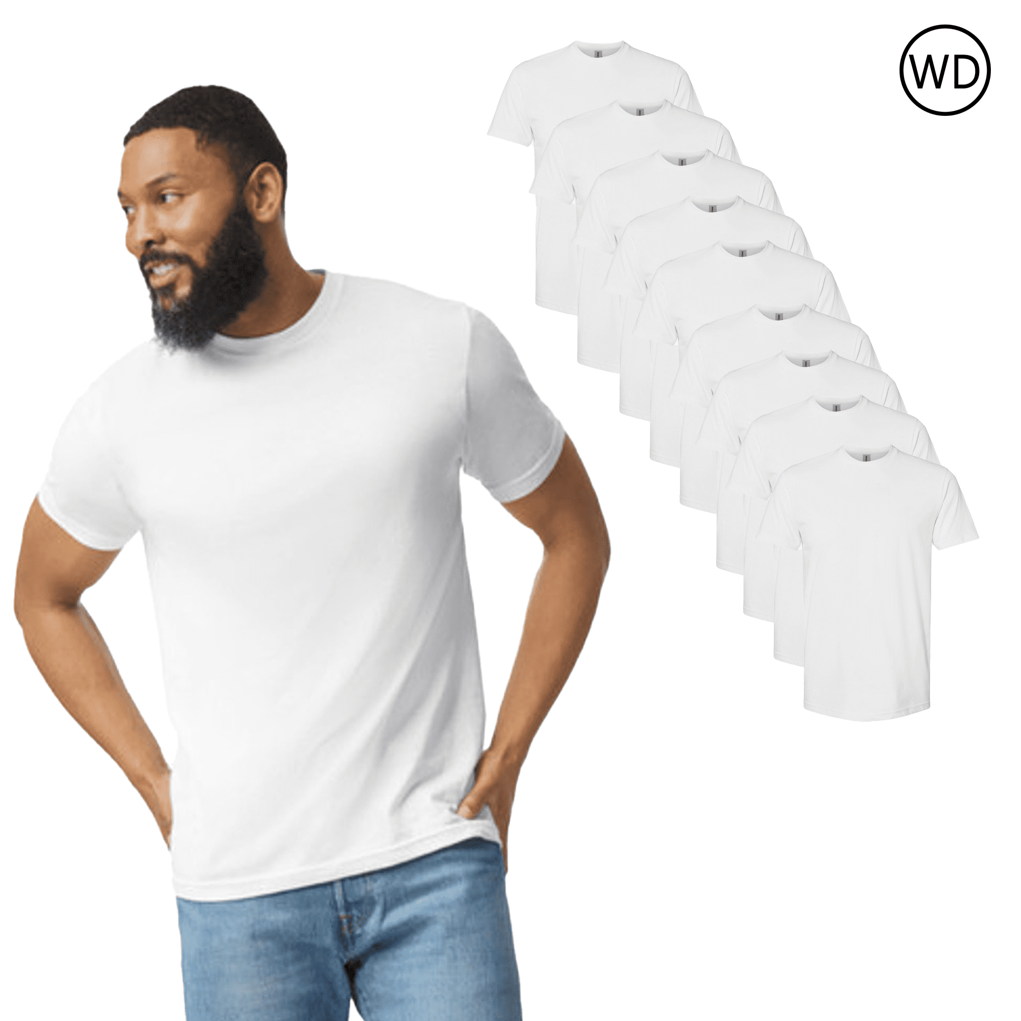 Gildan Men's -Shirt 9pk | Plain -shirts for apparel retail